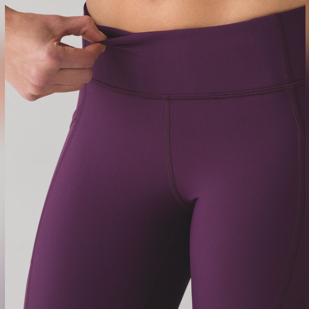 lululemon athletica Purple Tight Stuff Tight || 8 Darkest Magenta Leggings Berry - Picture 8 of 16